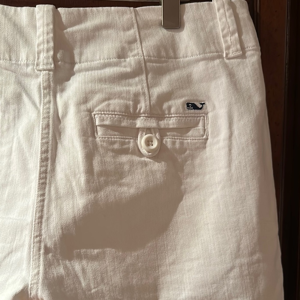 Vineyard Vines White Herringbone 5” everyday Shorts Classic Style new with tag - Picture 3 of 9